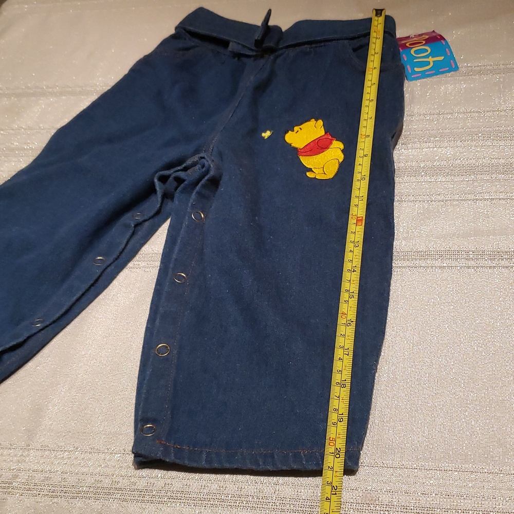 Disney Pooh Bear NEW Kids Toddler Pull-On Jeans Bottoms 24M NWT - Picture 10 of 11